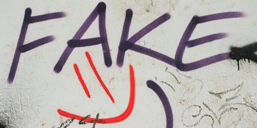 Fake in graffiti style