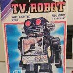 tv robot in box
