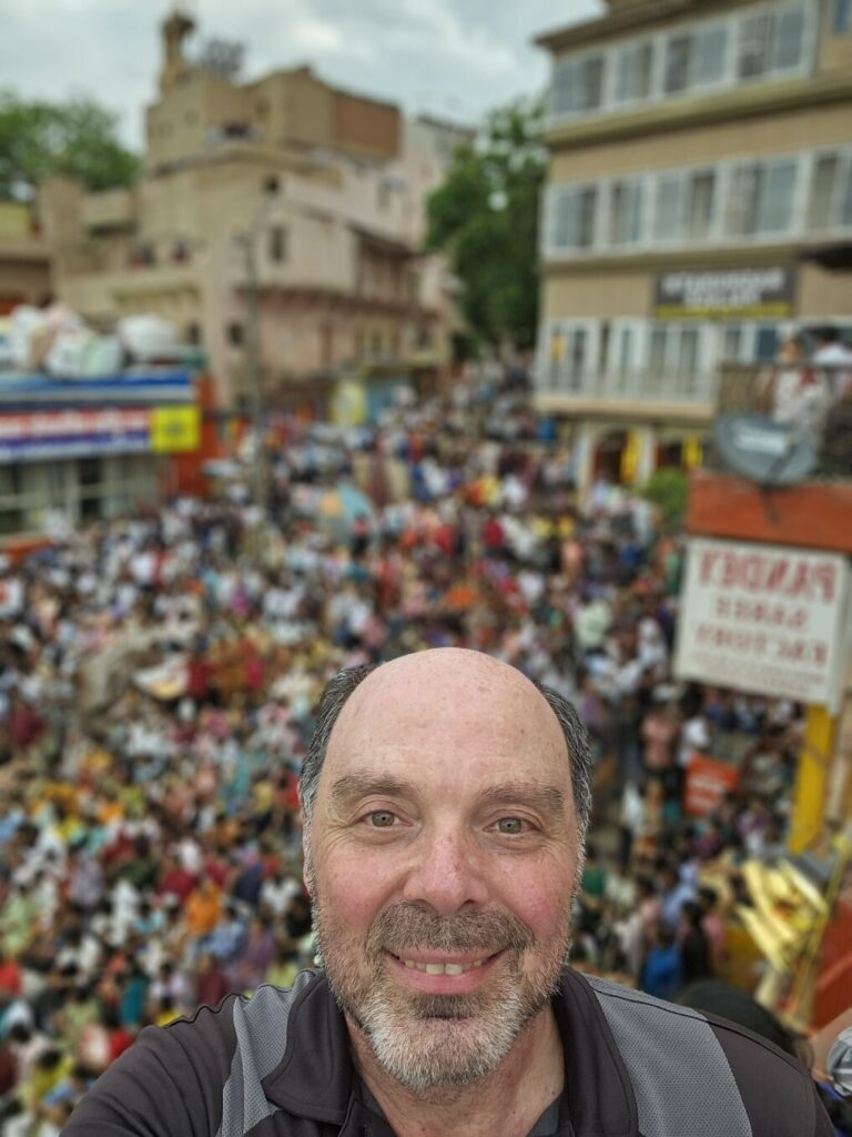 Morris Misel in Varanasi, India.