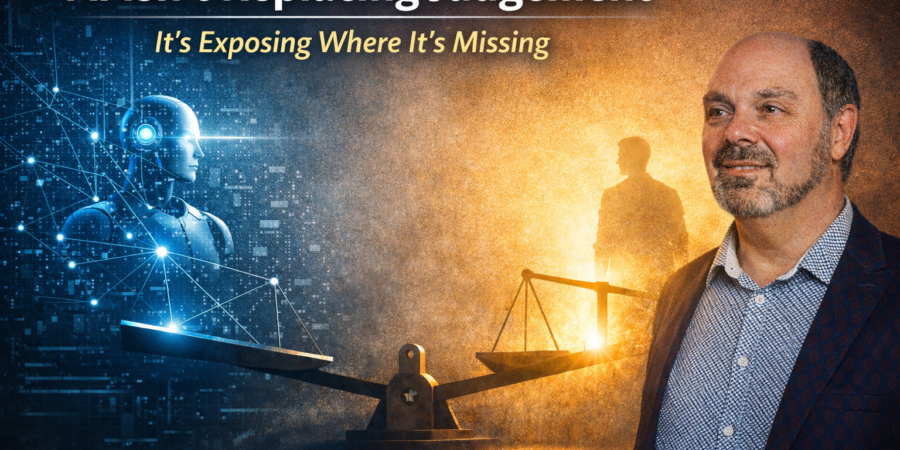 AI Is Not Replacing Judgement. It’s Exposing Where It’s Missing.