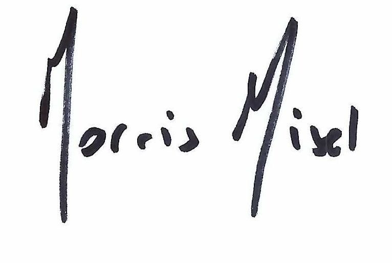 Morris Misel signature