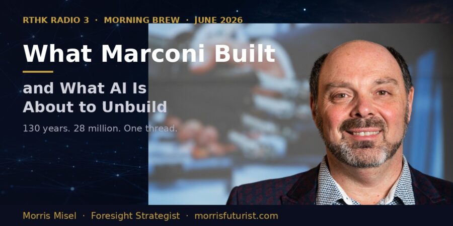 What Marconi Built and What AI Is About to Unbuild